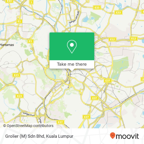 Grolier (M) Sdn Bhd map