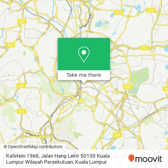 Peta Kafetein 1966, Jalan Hang Lekir 50100 Kuala Lumpur Wilayah Persekutuan