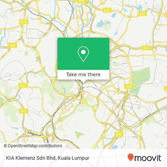 Peta KIA Klemenz Sdn Bhd, Jalan Tun Tan Cheng Lock 50100 Kuala Lumpur Wilayah Persekutuan