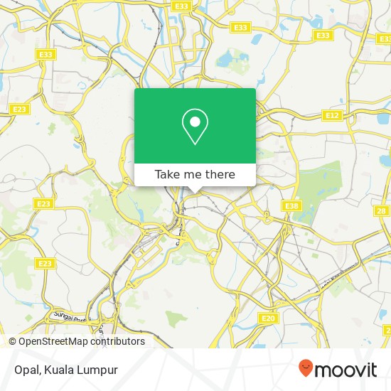 Opal, Jalan Tun Tan Cheng Lock 50100 Kuala Lumpur Wilayah Persekutuan map