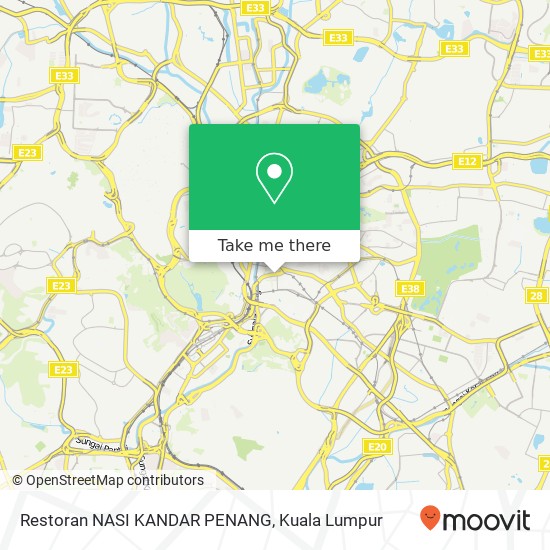 Restoran NASI KANDAR PENANG, Jalan Tun Tan Cheng Lock 50100 Kuala Lumpur Wilayah Persekutuan map