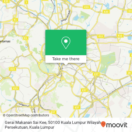 Peta Gerai Makanan Sai Kee, 50100 Kuala Lumpur Wilayah Persekutuan