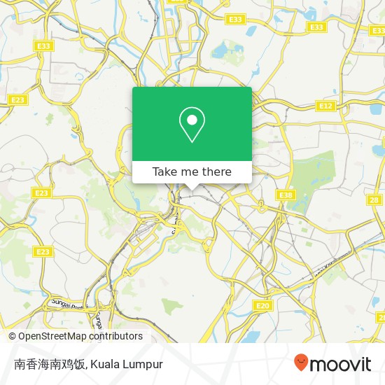 Peta 南香海南鸡饭, Jalan Sultan 50100 Kuala Lumpur Wilayah Persekutuan