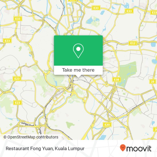 Peta Restaurant Fong Yuan, 60 Jalan Sultan 50100 Kuala Lumpur Wilayah Persekutuan