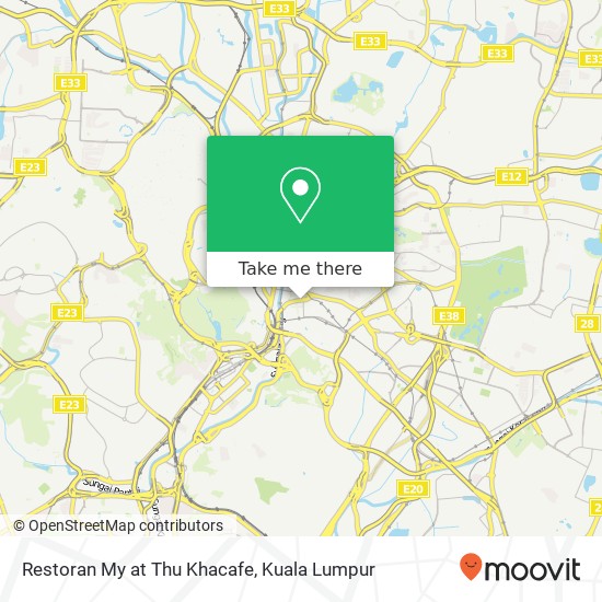 Peta Restoran My at Thu Khacafe, Jalan Tun Tan Cheng Lock 50100 Kuala Lumpur Wilayah Persekutuan