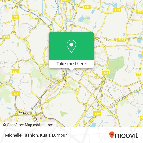 Peta Michelle Fashion, Jalan Sultan 50100 Kuala Lumpur Wilayah Persekutuan