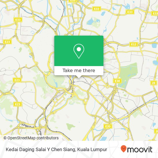 Peta Kedai Daging Salai Y Chen Siang, Jalan Sultan 50100 Kuala Lumpur Wilayah Persekutuan