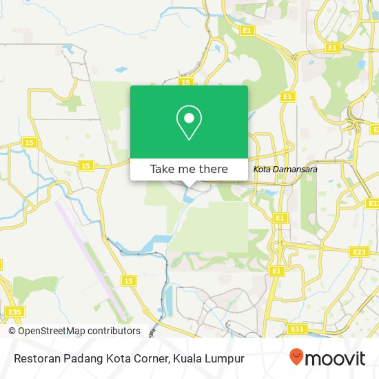 Restoran Padang Kota Corner, 47810 Petaling Jaya Selangor map