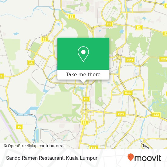 Sando Ramen Restaurant, 47810 Petaling Jaya Selangor map