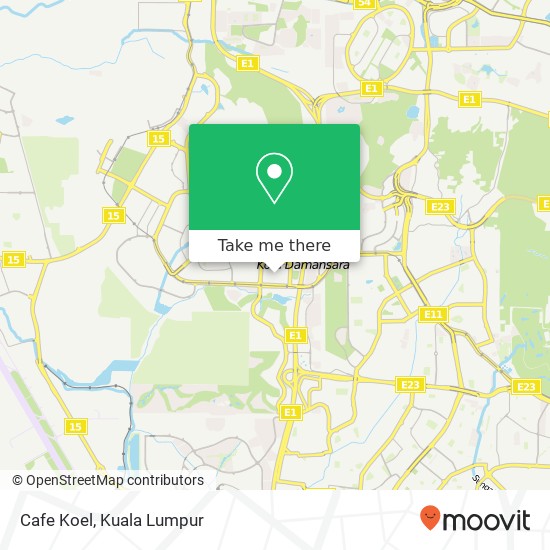 Cafe Koel, 19-1 Jalan PJU 5 / 10 47810 Petaling Jaya Selangor map