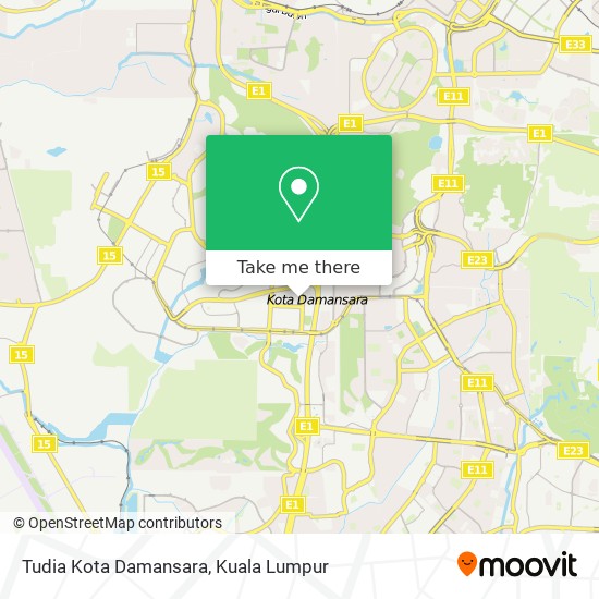 Peta Tudia Kota Damansara