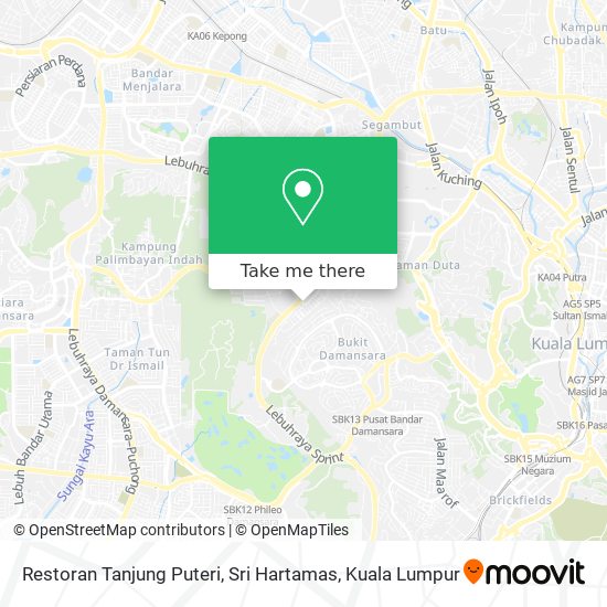 Restoran Tanjung Puteri, Sri Hartamas map