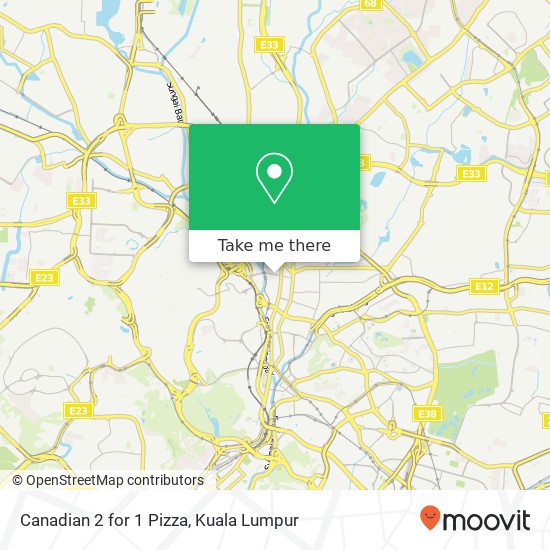 Canadian 2 for 1 Pizza, Jalan Putra 50300 Kuala Lumpur Wilayah Persekutuan map