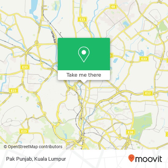 Peta Pak Punjab, Jalan Sultan Azlan Shah 50480 Kuala Lumpur Wilayah Persekutuan