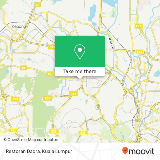 Restoran Daora, Jalan Solaris 50480 Kuala Lumpur Wilayah Persekutuan map