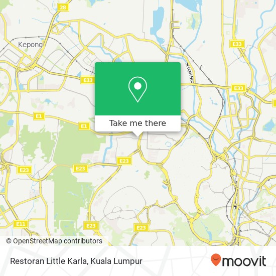Restoran Little Karla, Jalan Solaris 1 50480 Kuala Lumpur Wilayah Persekutuan map