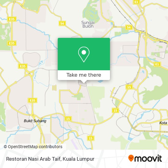 Restoran Nasi Arab Taif map