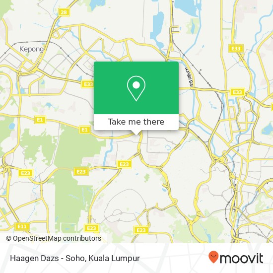 Haagen Dazs - Soho, Jalan Solaris 50480 Kuala Lumpur Wilayah Persekutuan map