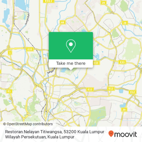 Peta Restoran Nelayan Titiwangsa, 53200 Kuala Lumpur Wilayah Persekutuan