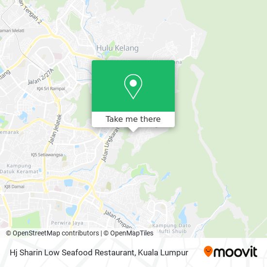 Peta Hj Sharin Low Seafood Restaurant