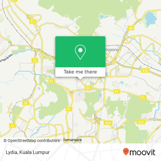 Lydia, Jalan Tanjung SD 13 / 1 52200 Petaling Jaya Selangor map