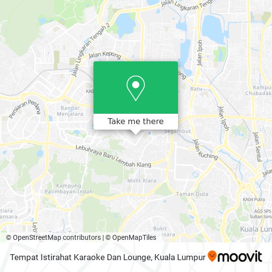 Peta Tempat Istirahat Karaoke Dan Lounge