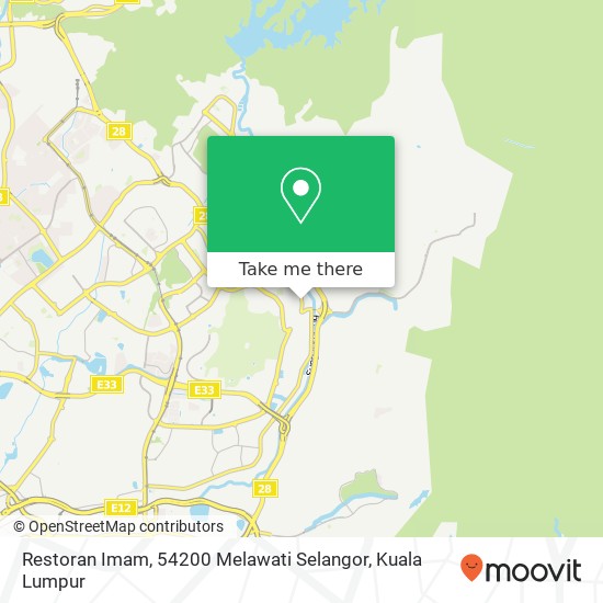 Restoran Imam, 54200 Melawati Selangor map