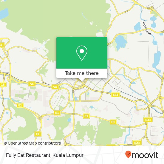 Peta Fully Eat Restaurant, Jalan Dagang SD 2 / 1 G 52200 Petaling Jaya Selangor