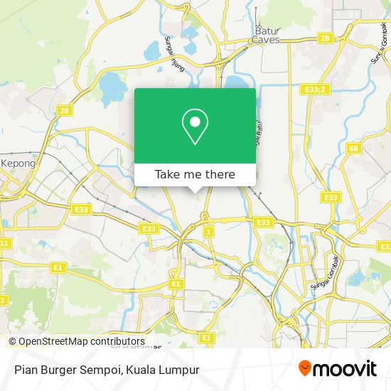 Pian Burger Sempoi map