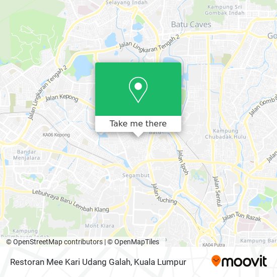 Restoran Mee Kari Udang Galah map
