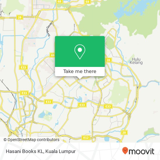 Hasani Books KL map