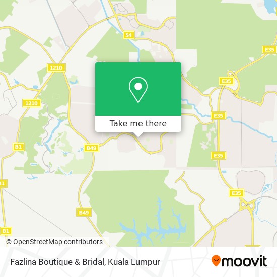 Fazlina Boutique & Bridal map