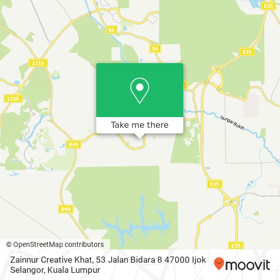 Zainnur Creative Khat, 53 Jalan Bidara 8 47000 Ijok Selangor map