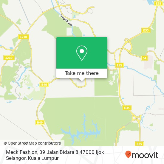 Meck Fashion, 39 Jalan Bidara 8 47000 Ijok Selangor map