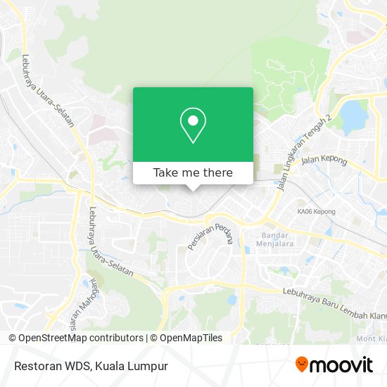 Restoran WDS map