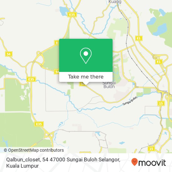 Peta Qalbun_closet, 54 47000 Sungai Buloh Selangor