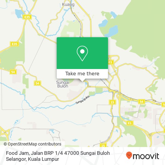 Food Jam, Jalan BRP 1 / 4 47000 Sungai Buloh Selangor map