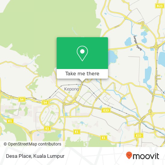Desa Place, 52100 Kepong Selangor map