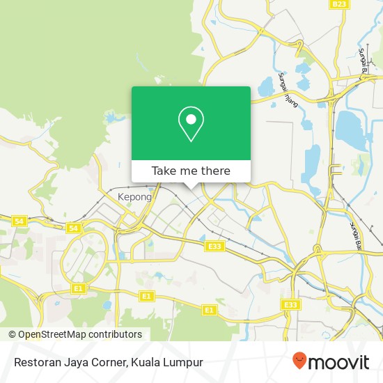 Restoran Jaya Corner, Jalan Kuang Gunung 52100 Kuala Lumpur Wilayah Persekutuan map