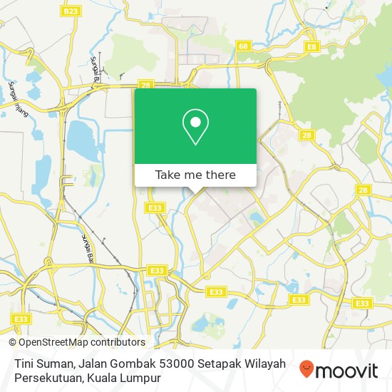 Tini Suman, Jalan Gombak 53000 Setapak Wilayah Persekutuan map