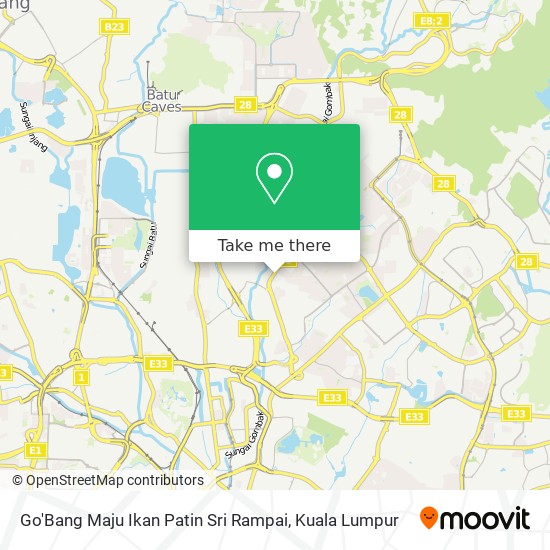 Go'Bang Maju Ikan Patin Sri Rampai map