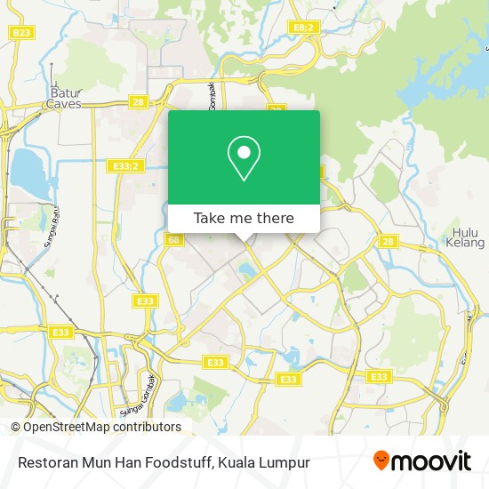 Peta Restoran Mun Han Foodstuff