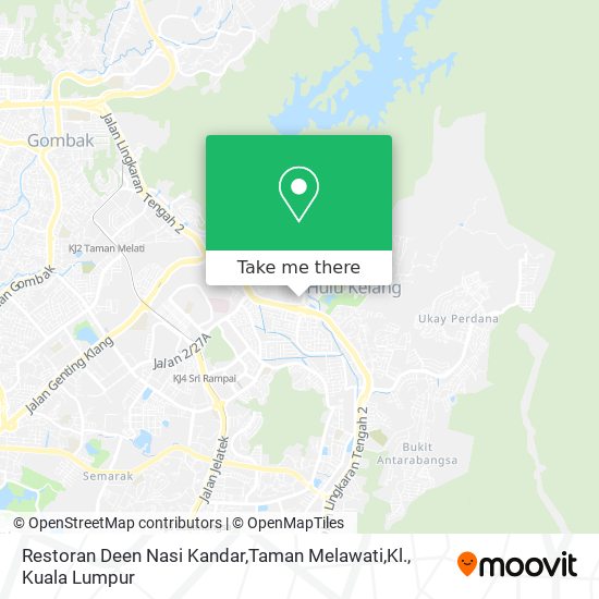 Restoran Deen Nasi Kandar,Taman Melawati,Kl. map