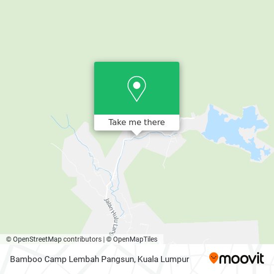 Peta Bamboo Camp Lembah Pangsun