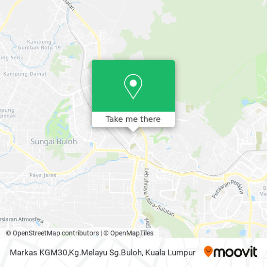 Peta Markas KGM30,Kg.Melayu Sg.Buloh
