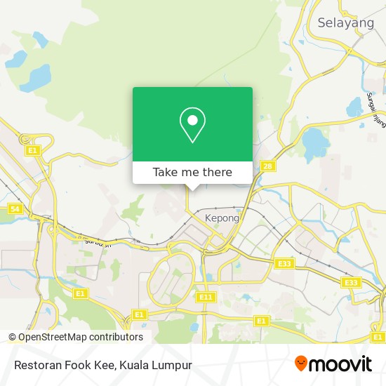 Restoran Fook Kee map