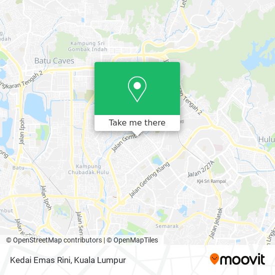 Kedai Emas Rini map