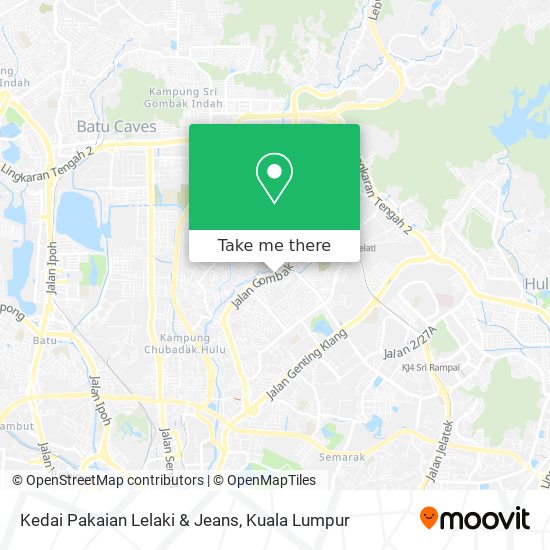 Kedai Pakaian Lelaki & Jeans map