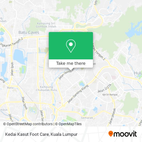 Kedai Kasut Foot Care map