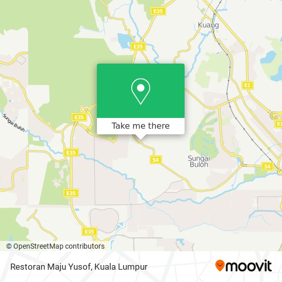 Restoran Maju Yusof map